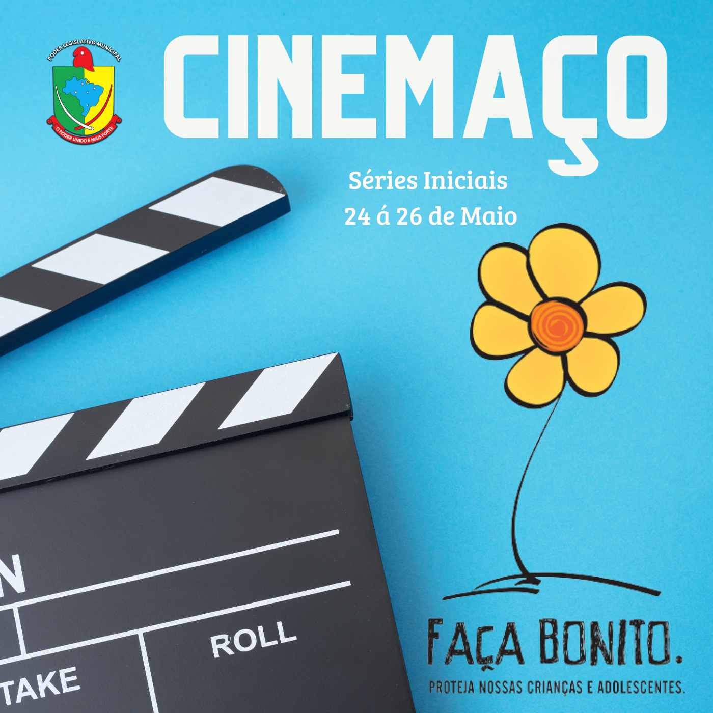 CÂMARA DE VEREADORES DE ANCHIETA PROMOVE O 1º “CINEMAÇO” PARA AS SÉRIES INICIAIS 