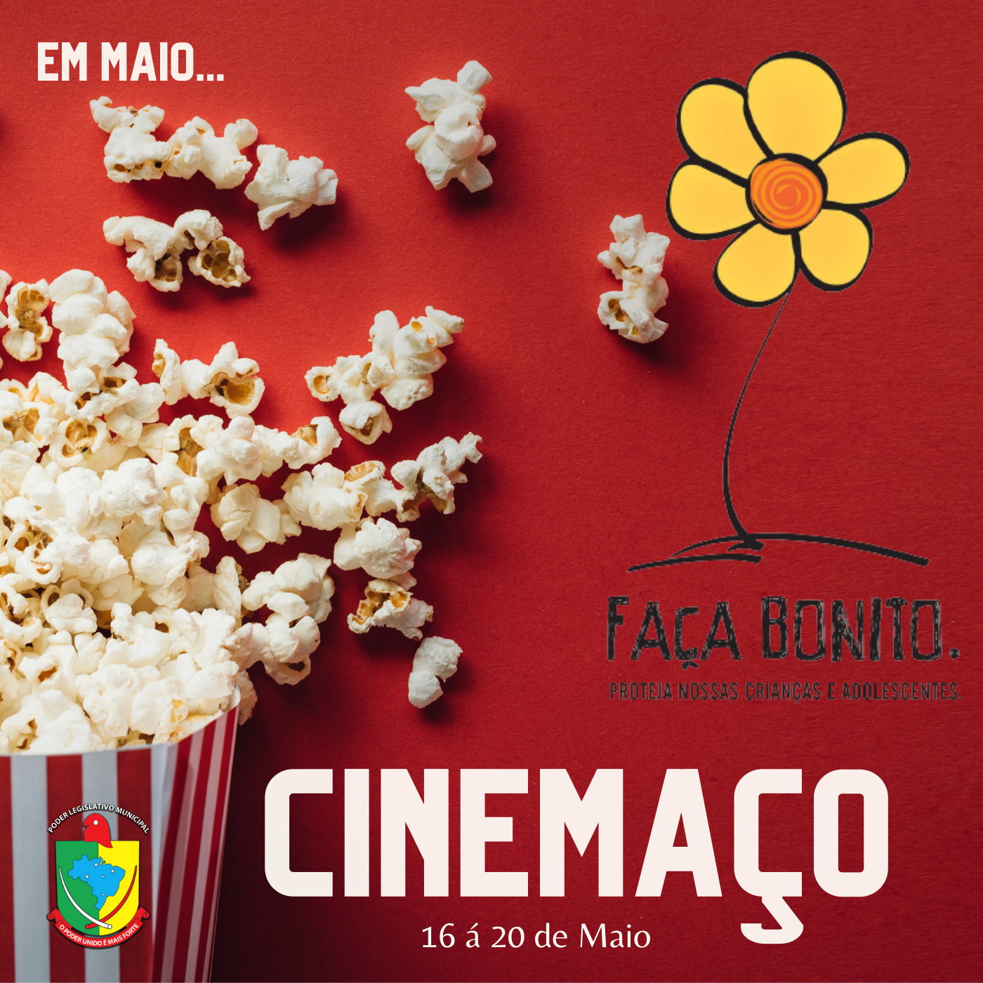 CÂMARA DE VEREADORES DE ANCHIETA PROMOVE O 1º “CINEMAÇO”